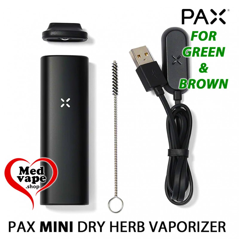 PAX MINI DRY HERB VAPORIZER - ONYX BLACK MEDVAPE