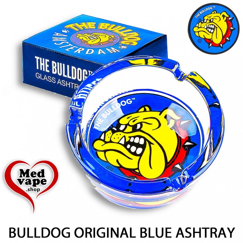 ASHTRAY ORIGINAL BLUE – THE BULLDOG WEED THC LEGAL CANNABIS MEDVAPE ASHTRAY ORIGINAL BLUE – THE BULLDOG WEED THC LEGAL CANNABIS MEDVAPE