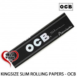 KINGSIZE SLIM ROLLING PAPERS - OCB MEDVAPE LEGAL THC MARIJUANA