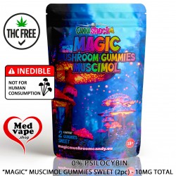MUSCIMOL GUMMIES (2PCS) 10MG TOTAL MAGIC MUSHROOM MUSCIMOL
